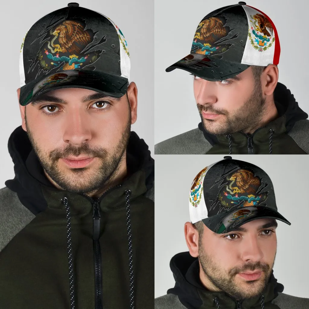 3D Baseball Mexican Cap Hat, 3D All Over Print Cpa Hat For Mexican People