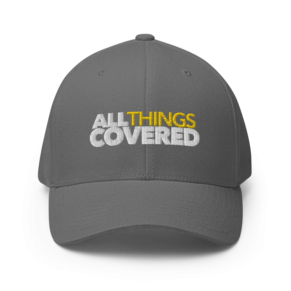 All Things Covered Podcast White Logo Embroidered Hat
