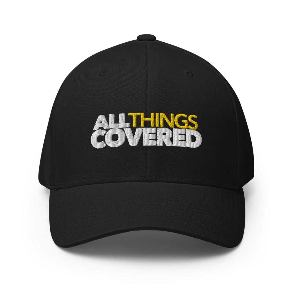 All Things Covered Podcast White Logo Embroidered Hat