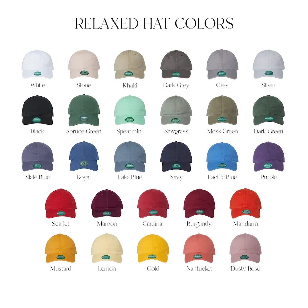 Block Monogram Relaxed Hat