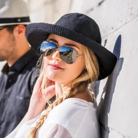 Breton Sun Hat Black