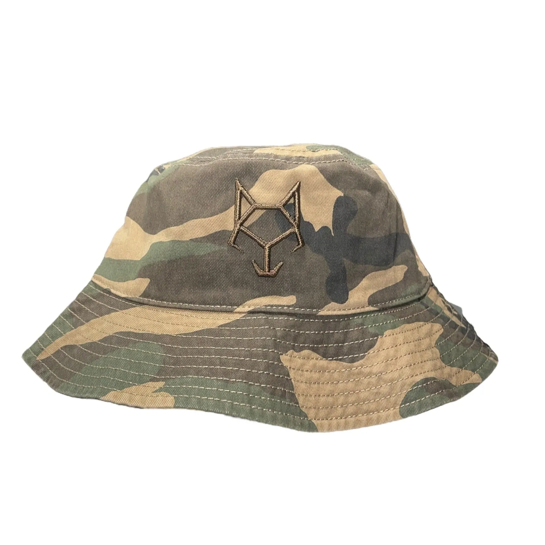Camo Block Logo Bucket Hat