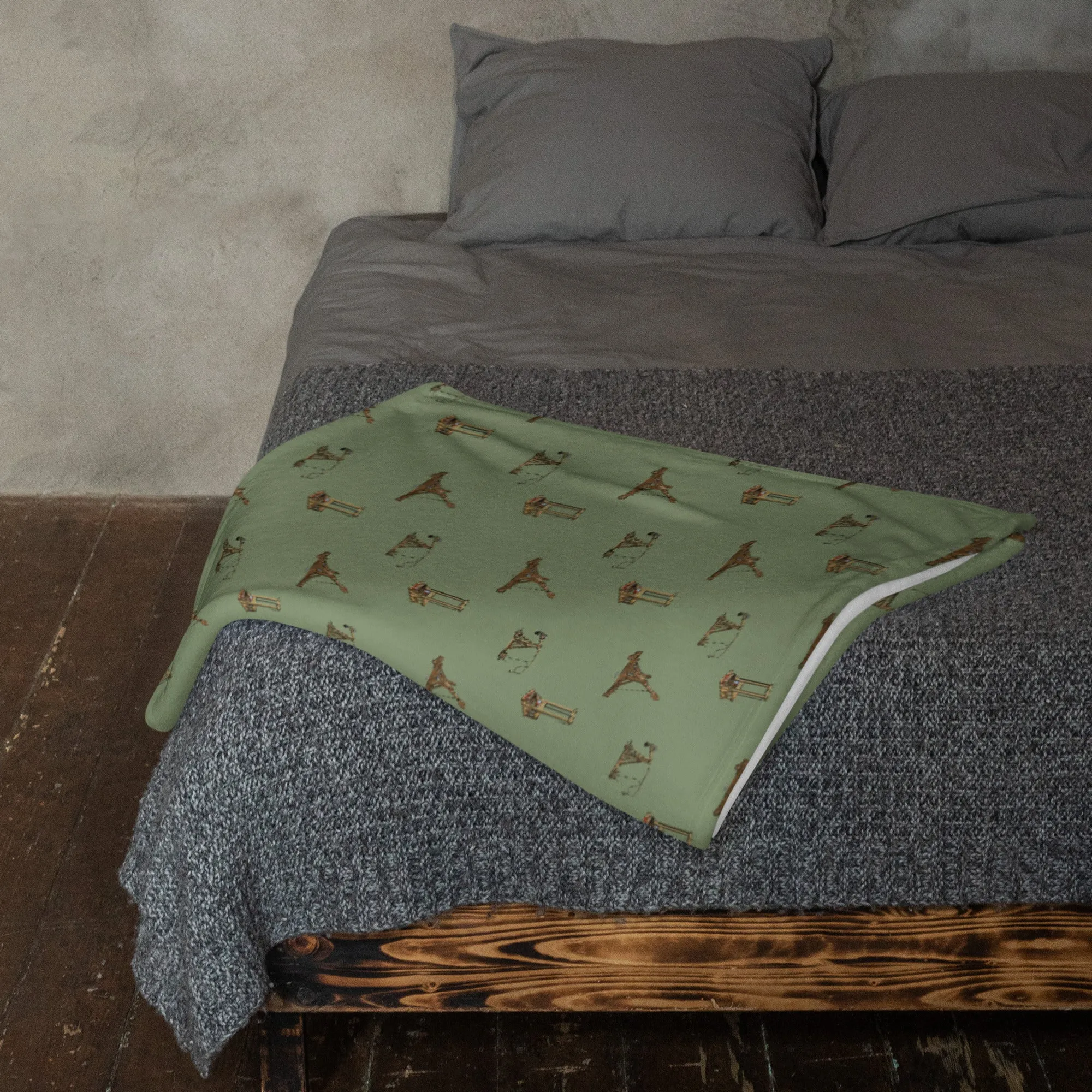 Catapults Trebuchets and Guillotines Throw Blanket