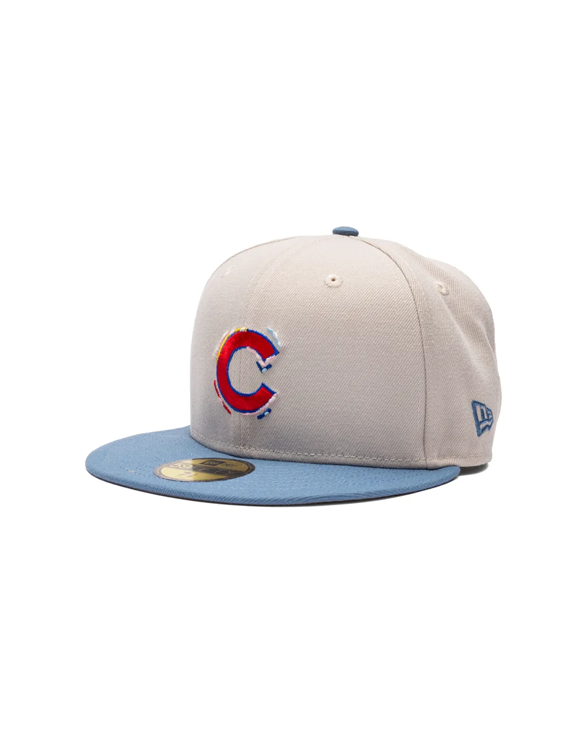 Chicago Cubs Color Brush Fitted Hat
