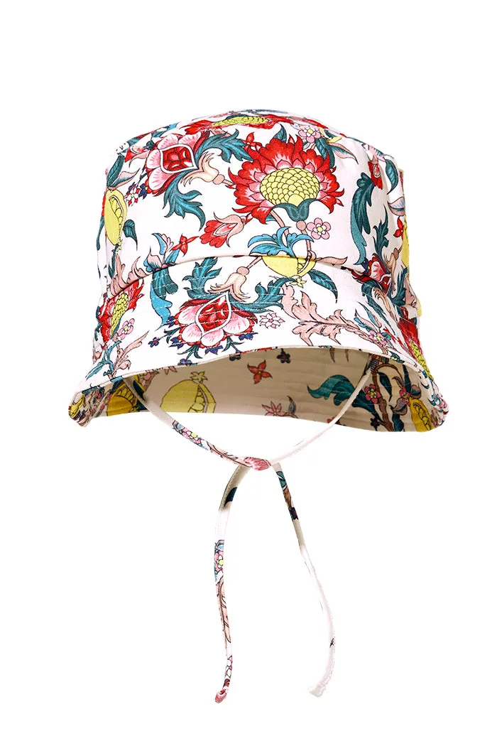 Citrus Floral Junior Hat