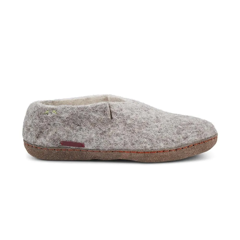 Classic Shoe - Grey with Leather