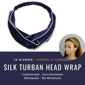 Custom Wholesale Silk Turban Head Wrap