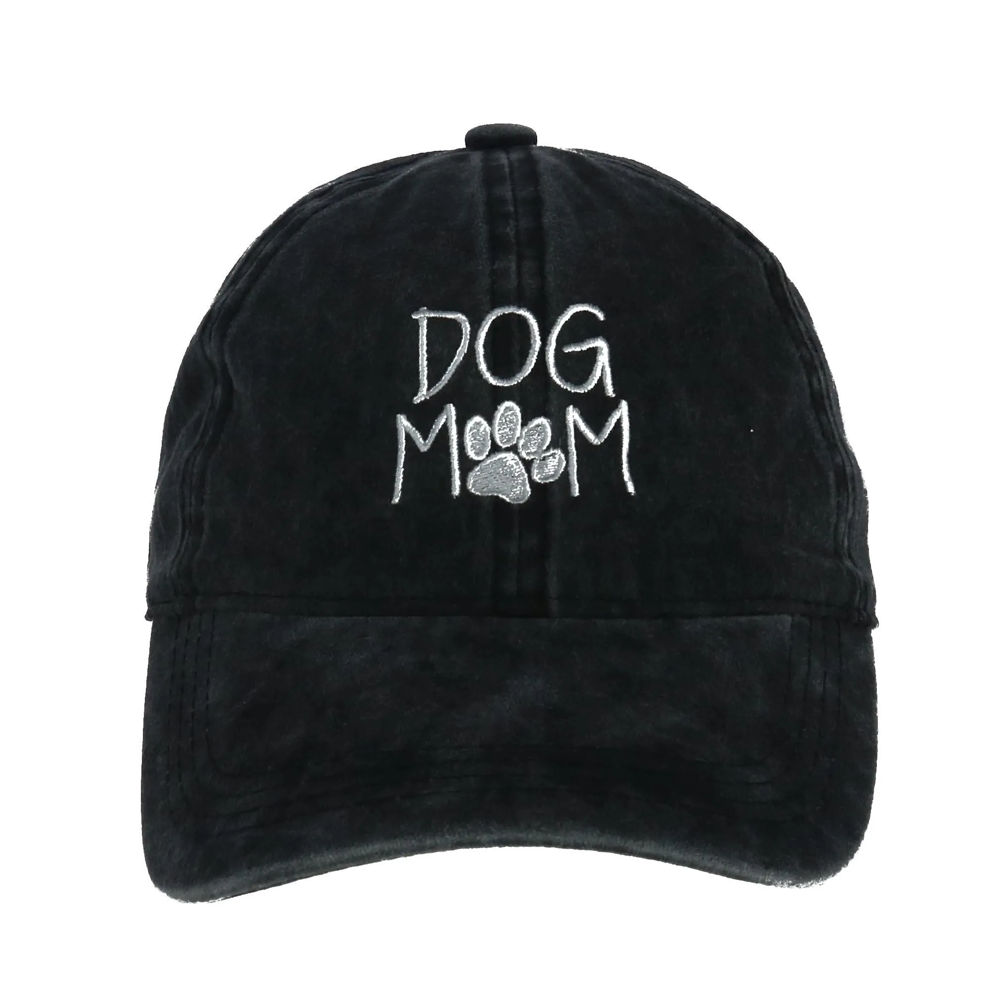 David & Young Women's Dog Mom Embroidered Baseball Cap