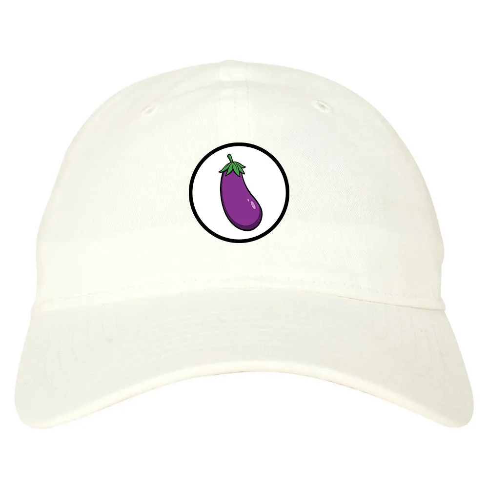 Eggplant Chest Mens Dad Hat Baseball Cap