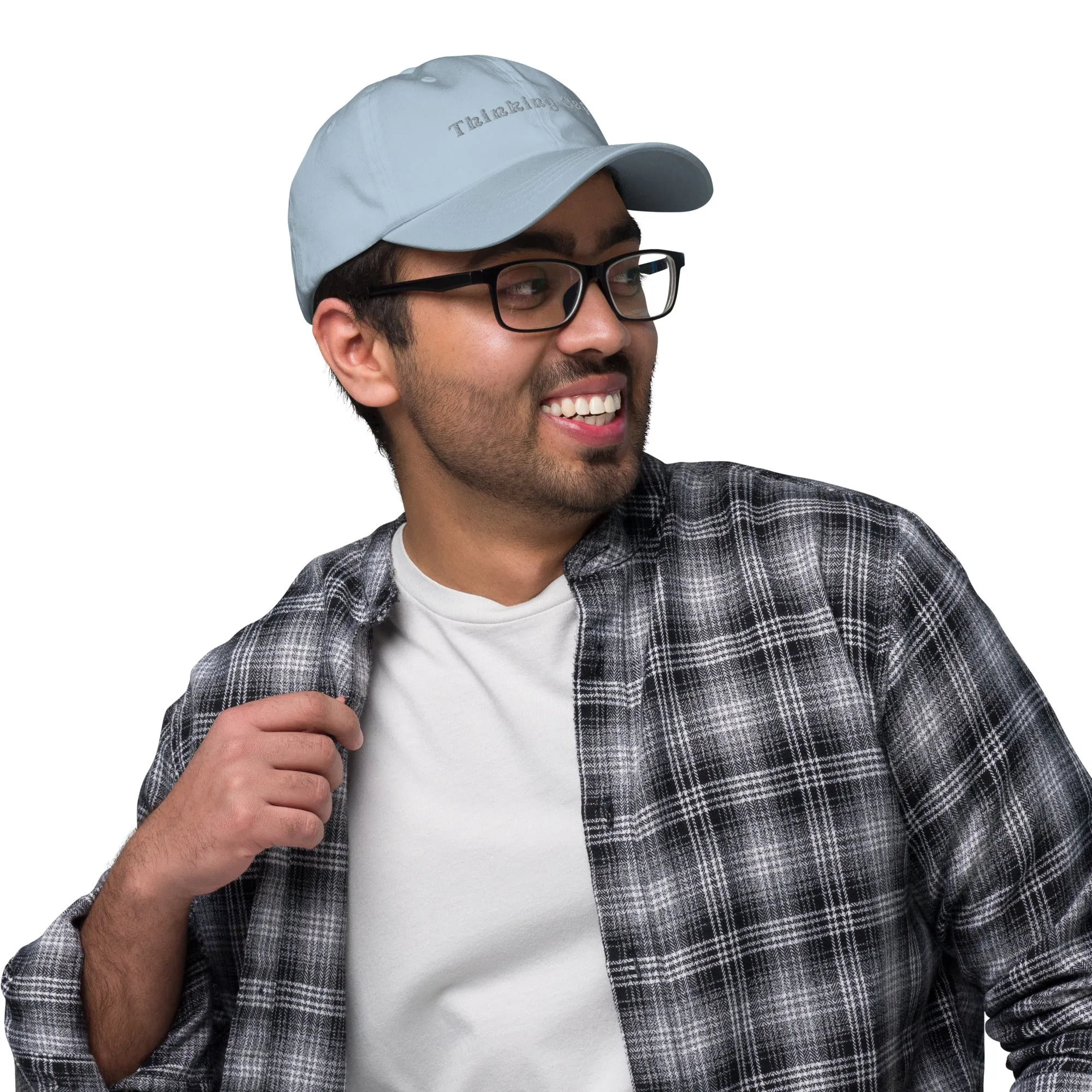 Embroidered Dad Hat Thinking Cap Design, lioness-love