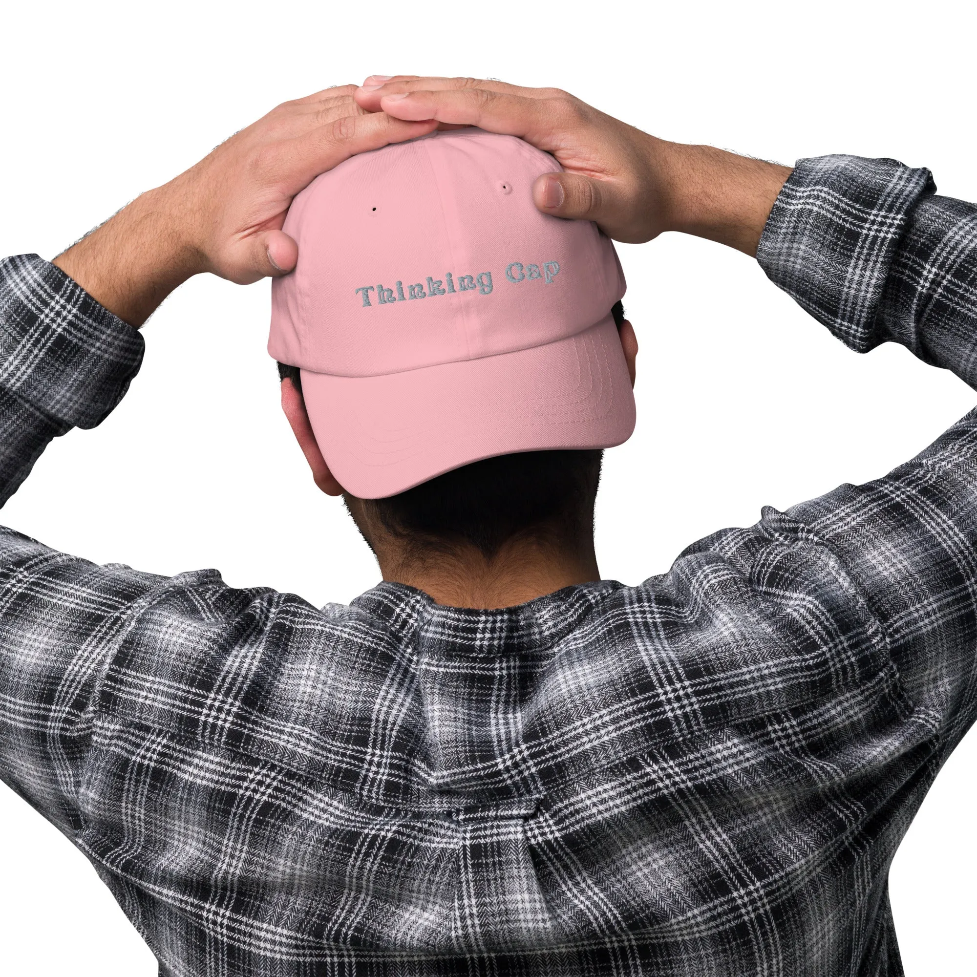 Embroidered Dad Hat Thinking Cap Design, lioness-love