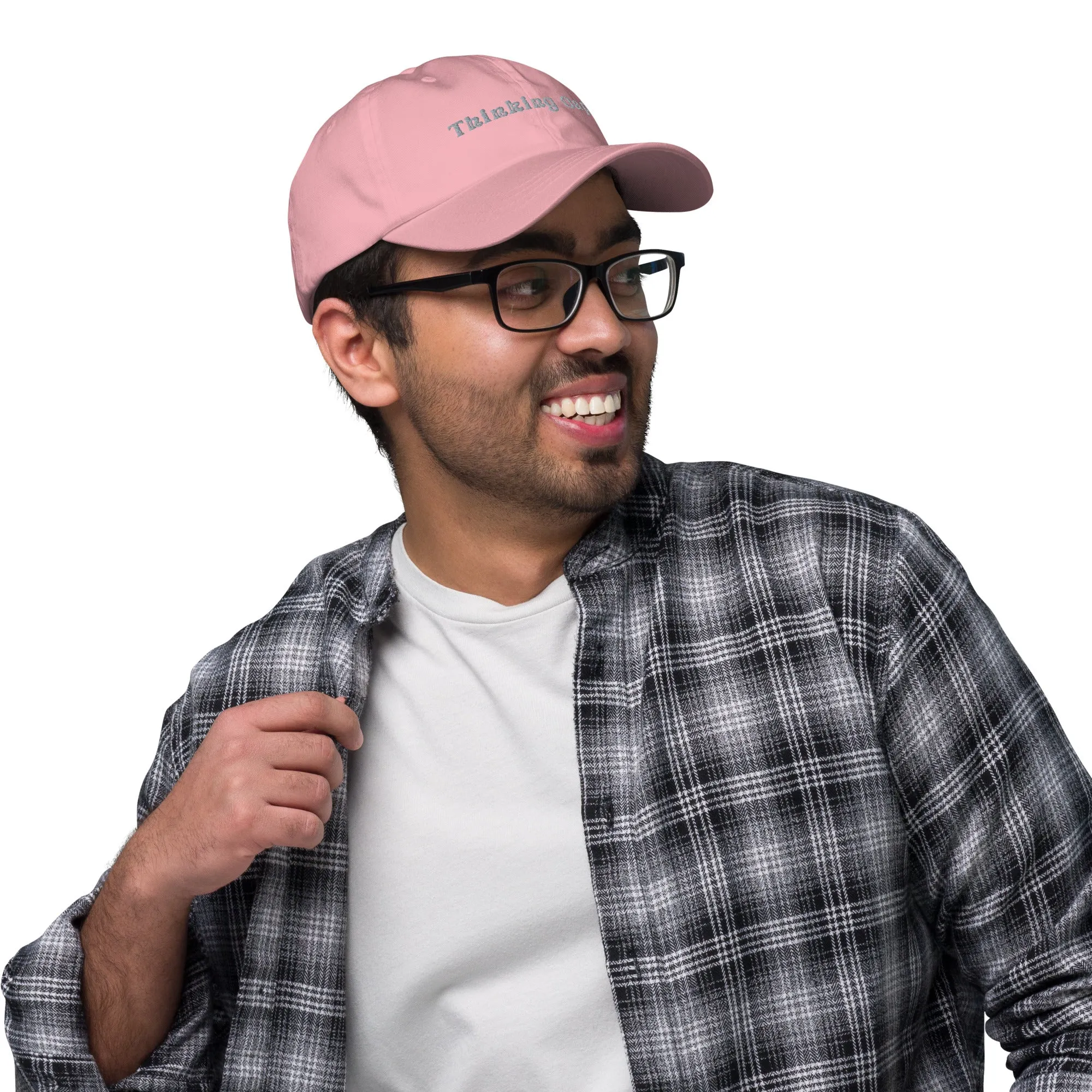 Embroidered Dad Hat Thinking Cap Design, lioness-love
