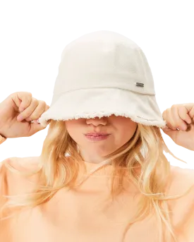 Girls Victim Of Love Bucket Hat in Tapioca