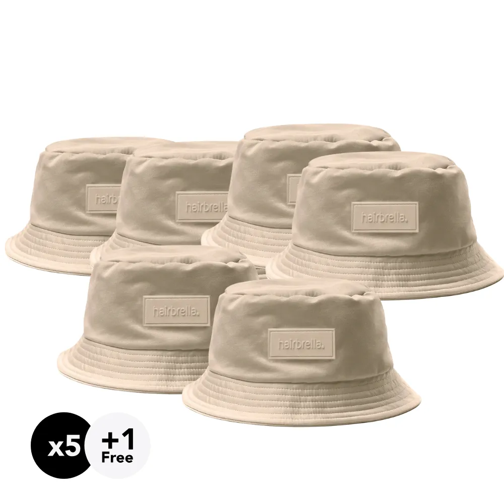 Hairbrella Unisex Bucket Hat Gifting Bundle (Buy 5, Get 1 Free)