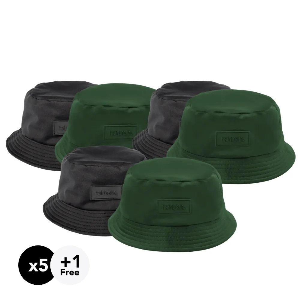 Hairbrella Unisex Bucket Hat XL Gifting Bundle (Buy 5, Get 1 Free)
