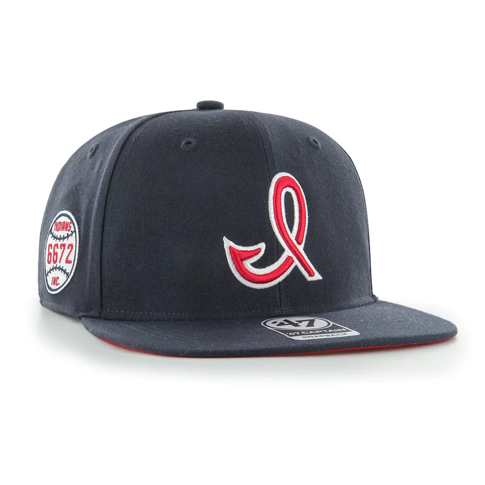 Indianapolis Indians '47 Adult Navy 1950's/60's Sure Shot Under Snapback Adjustable Cap
