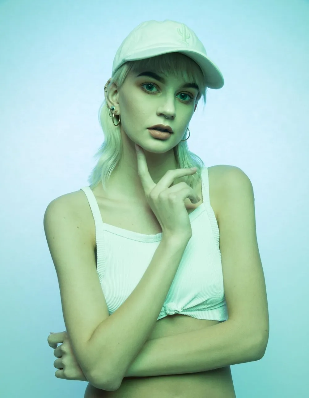 Iridescent Cactus Dad Hat