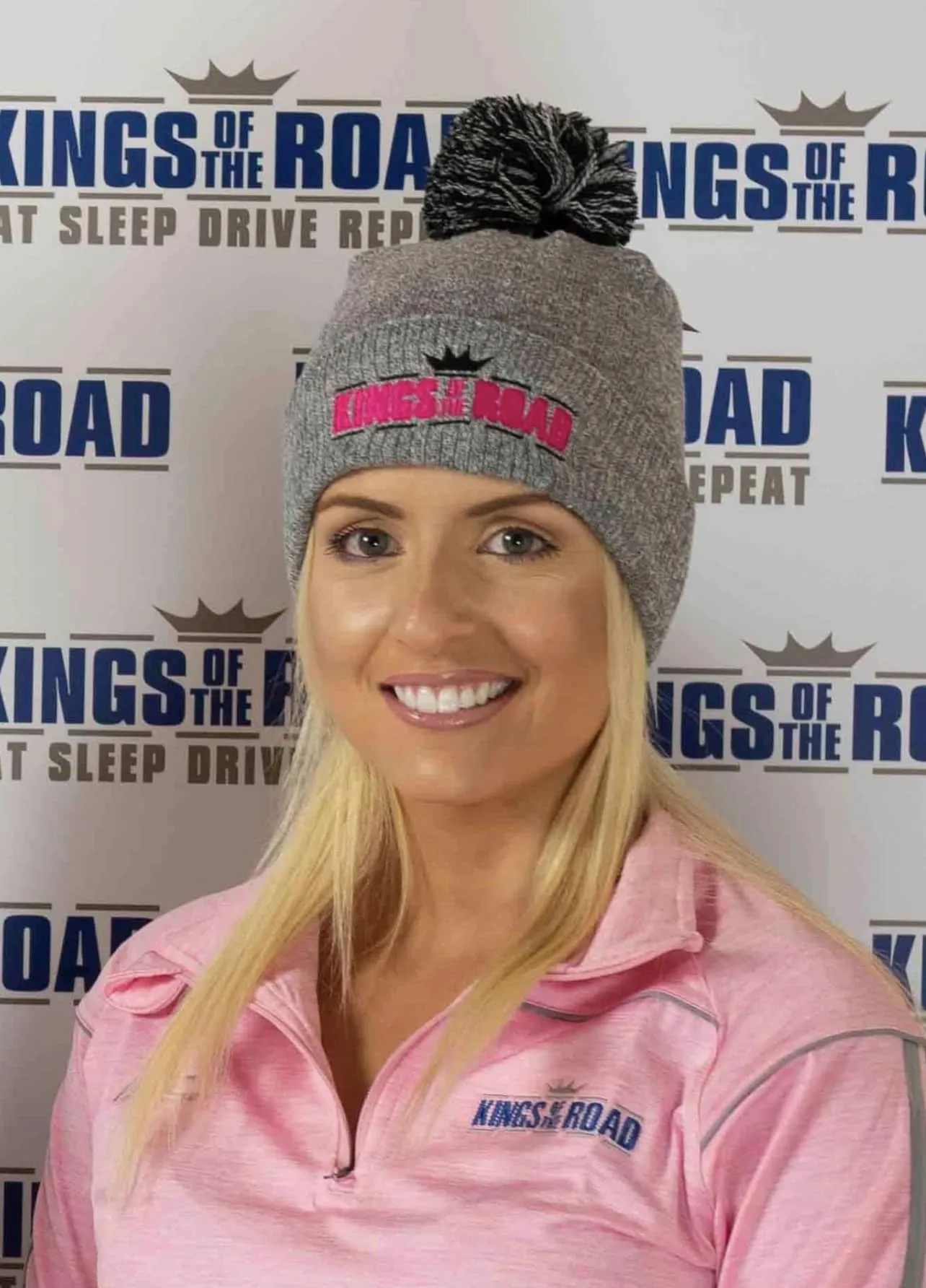 Kings Pink Bobble Hat
