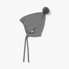 Knit Bonnet Liro - stormy blue