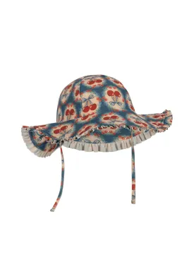Maya Swim Hat in Cherry Bow Blue