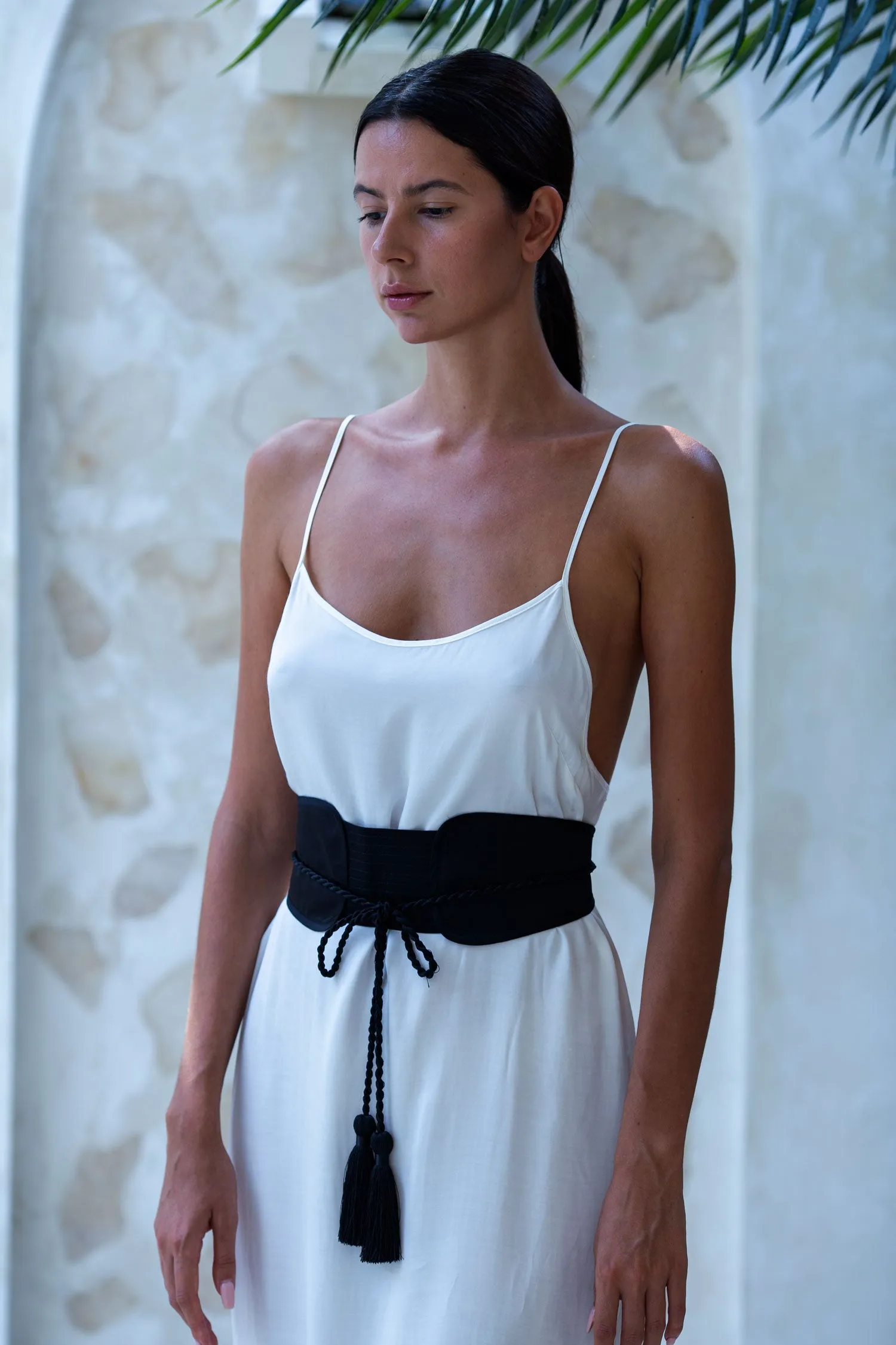 Mineko Wrap Obi Belt with Tassels- 3 Color Options