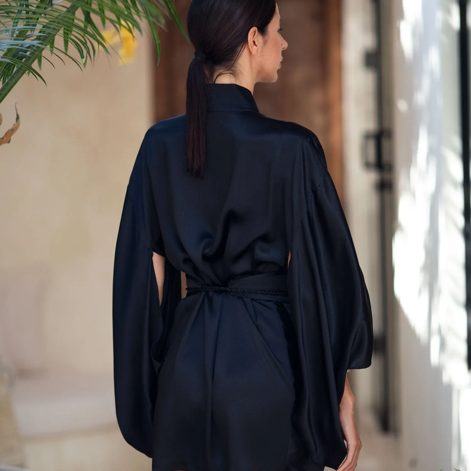 Mineko Wrap Obi Belt with Tassels- 3 Color Options