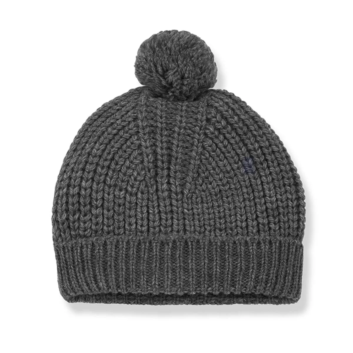 Pom-Pom Beanie in Anthracite