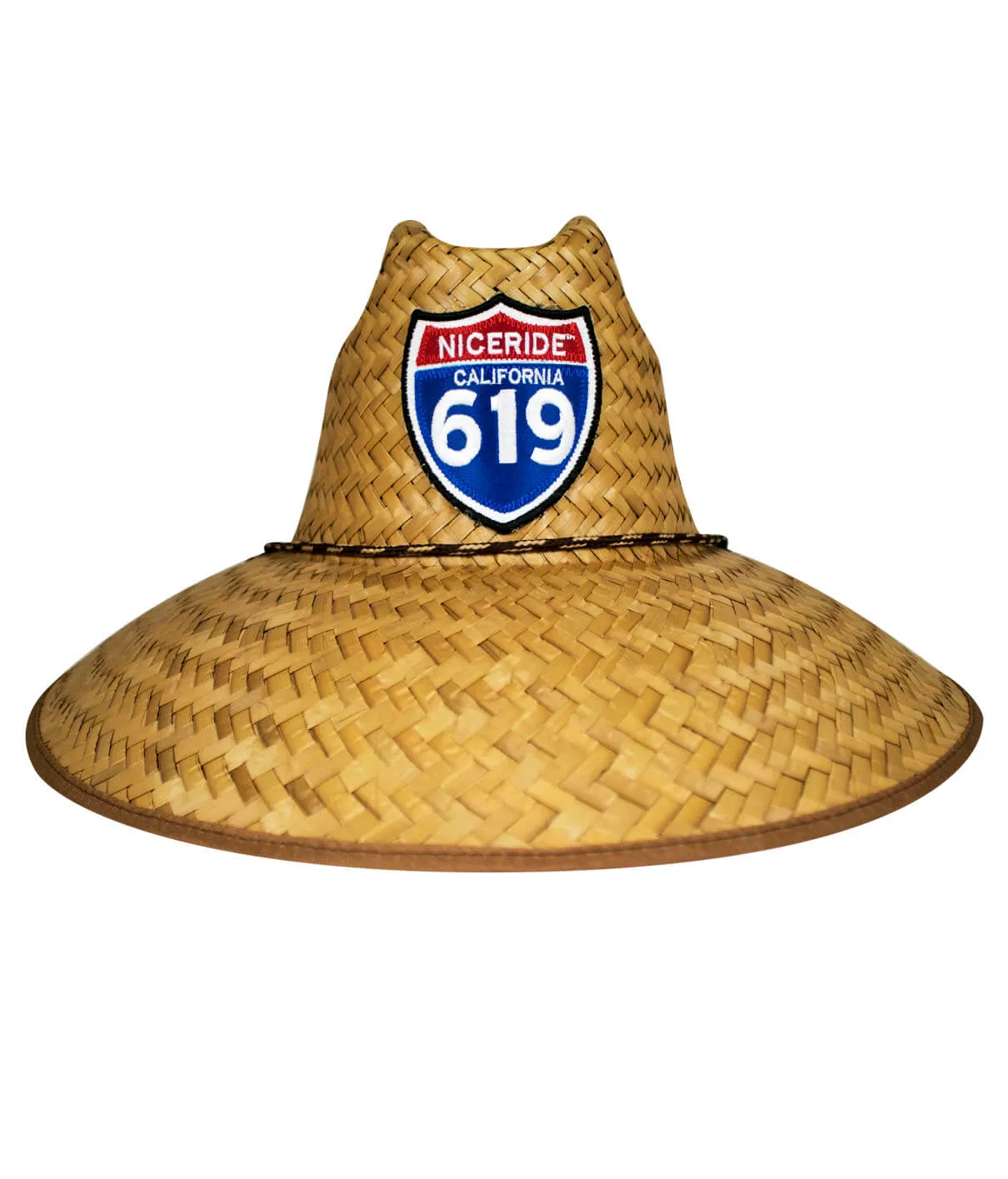 "Interstate 619" STRAW SUN HAT - Unisex Beach Hat