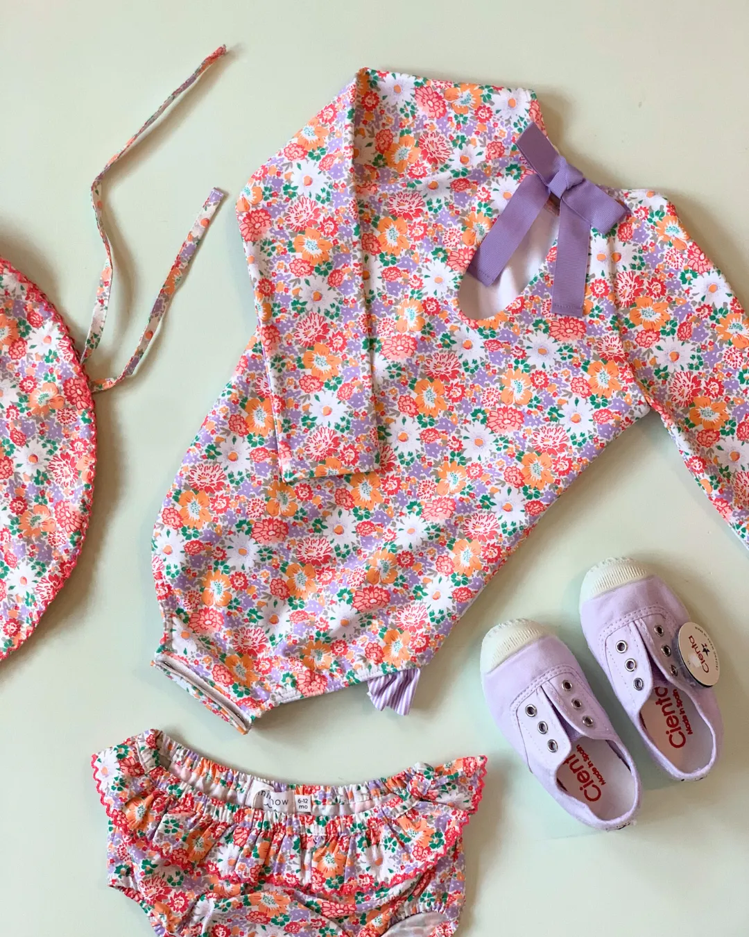 Rashguard One Piece, Island Blossom