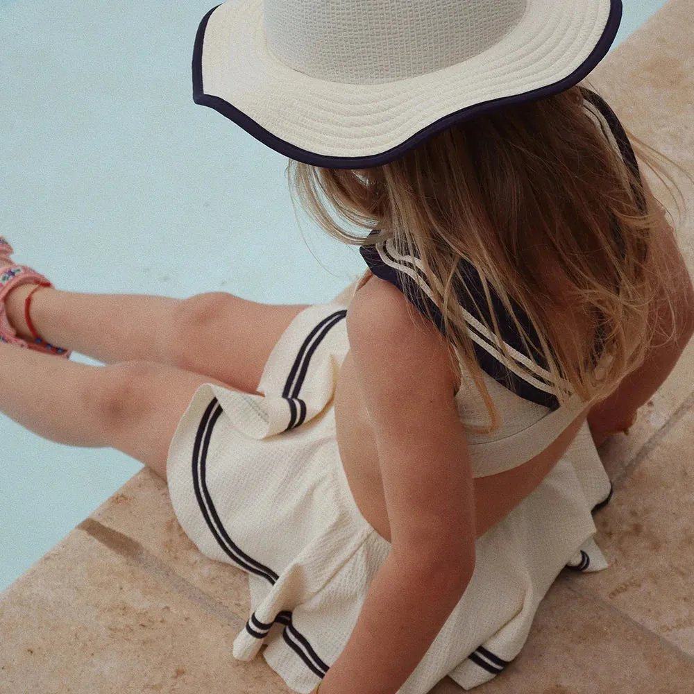 Sailor Bucket Hat in Seedpearl