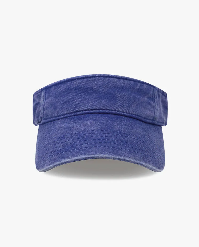 The Hat Depot - Sport Quick adjust Strap Closure Pigment Cotton Visor