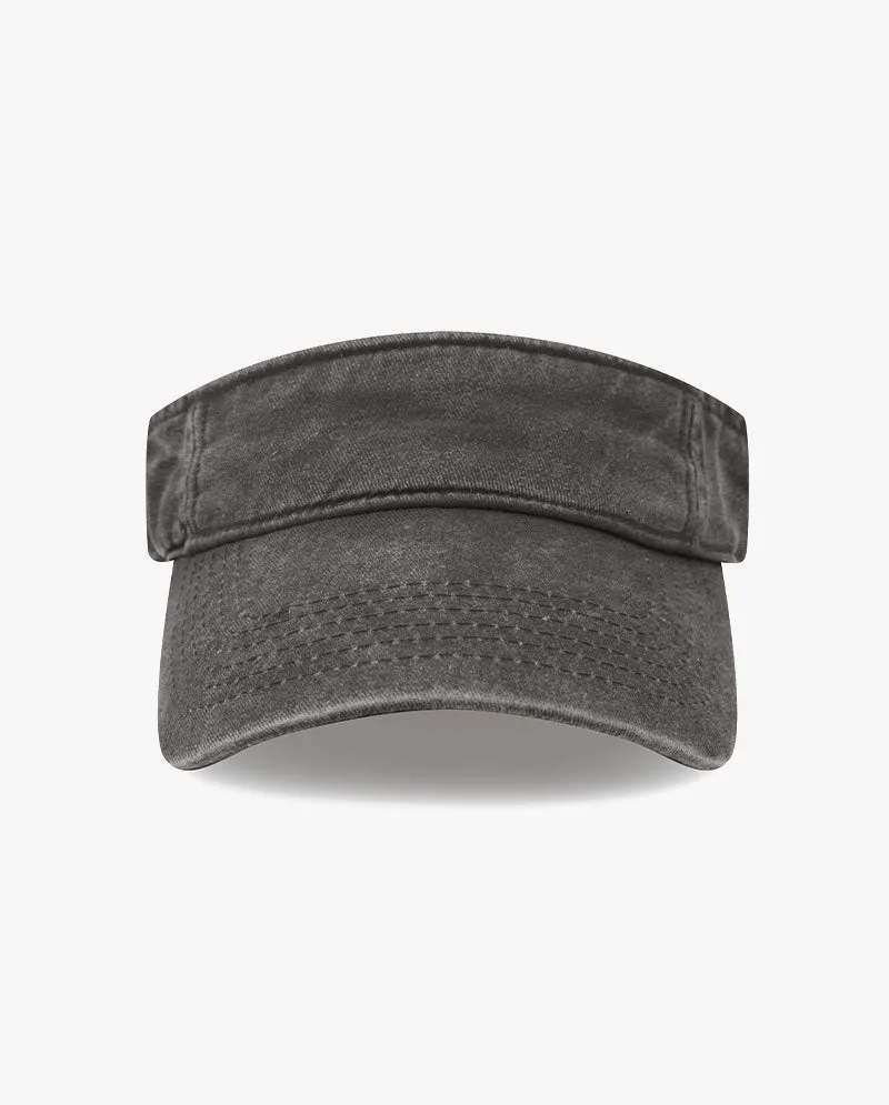 The Hat Depot - Sport Quick adjust Strap Closure Pigment Cotton Visor