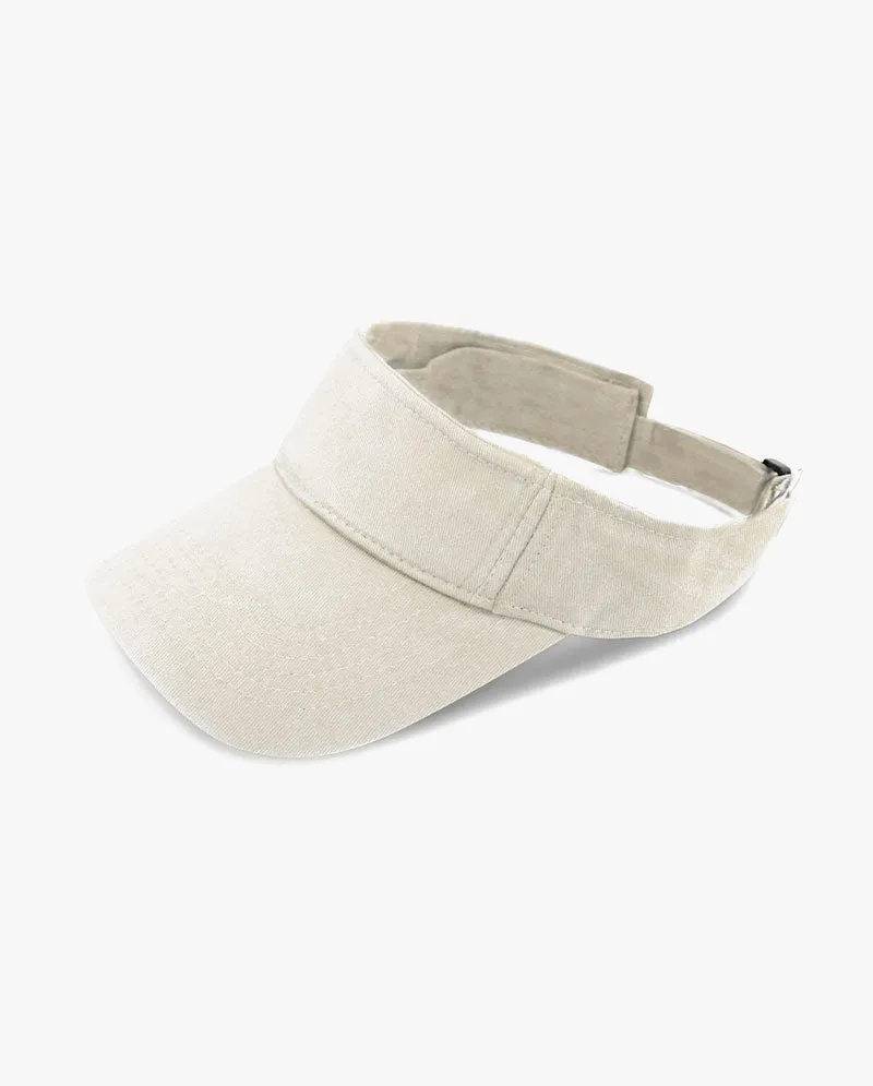 The Hat Depot - Sport Quick adjust Strap Closure Pigment Cotton Visor