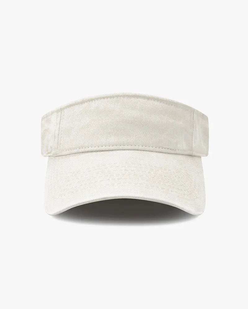 The Hat Depot - Sport Quick adjust Strap Closure Pigment Cotton Visor