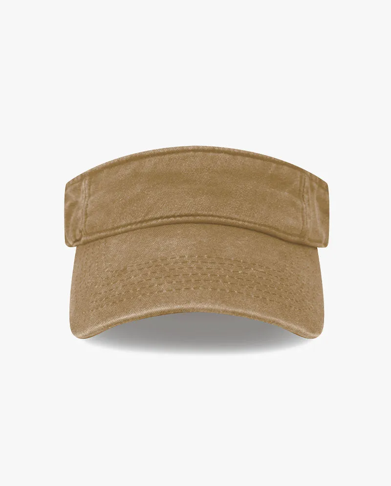 The Hat Depot - Sport Quick adjust Strap Closure Pigment Cotton Visor