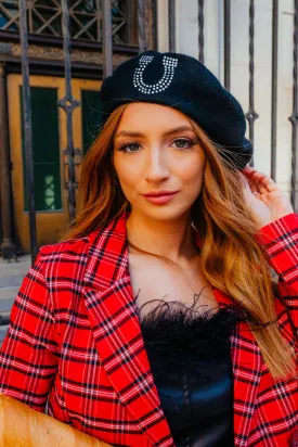 The Texas Beret in Black
