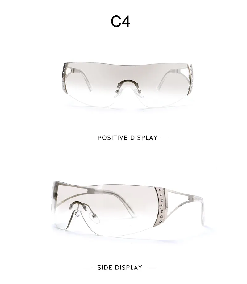Women's Oversize Wrap Sunglasses