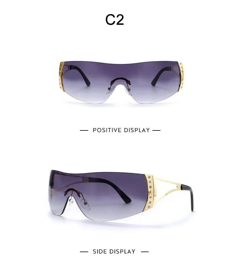 Women's Oversize Wrap Sunglasses